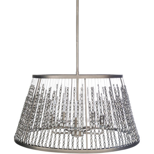 Bijou 5 Light 24 inch Nickel Pendant Ceiling Light