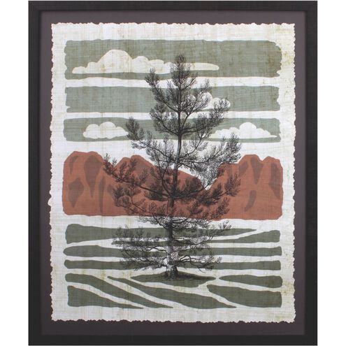 Landscapes Collection Green Framed Art