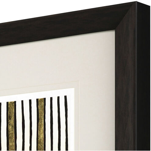 Gold Zulu Brown and Beige and Metallic and Neutral Framed Art