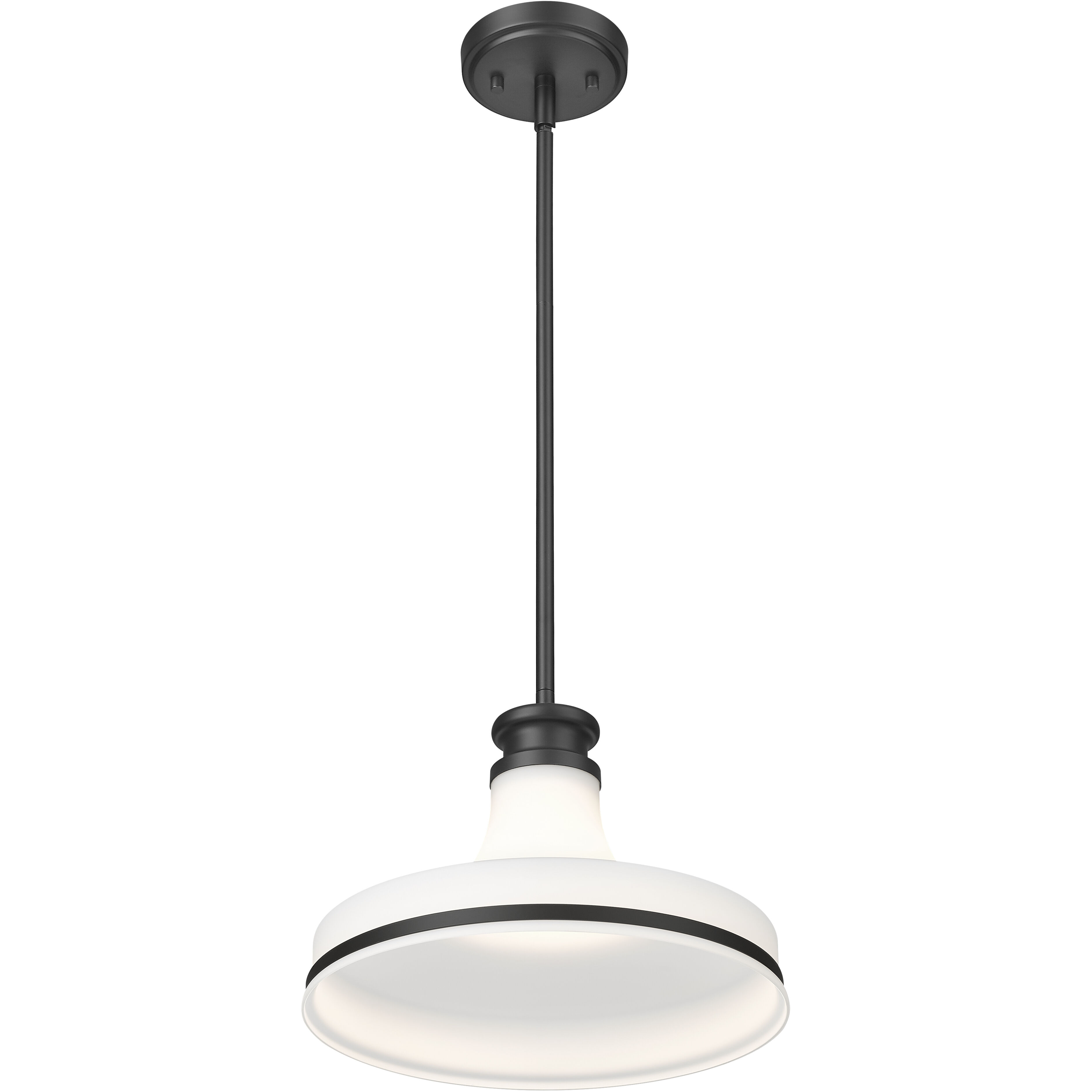 Reznor Pendant Ceiling Light in Matte Black