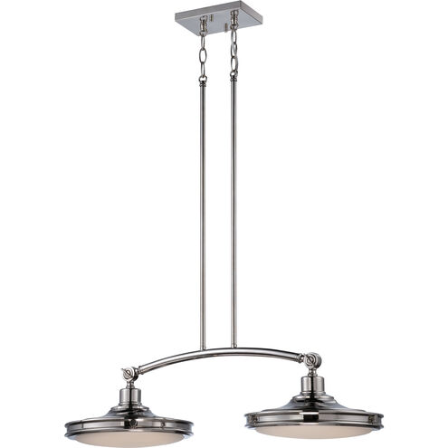 Houston LED 30 inch Polished Nickel Island Pendant Ceiling Light