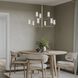 Mack 9 Light 34 inch Brushed Nickel Chandelier Ceiling Light