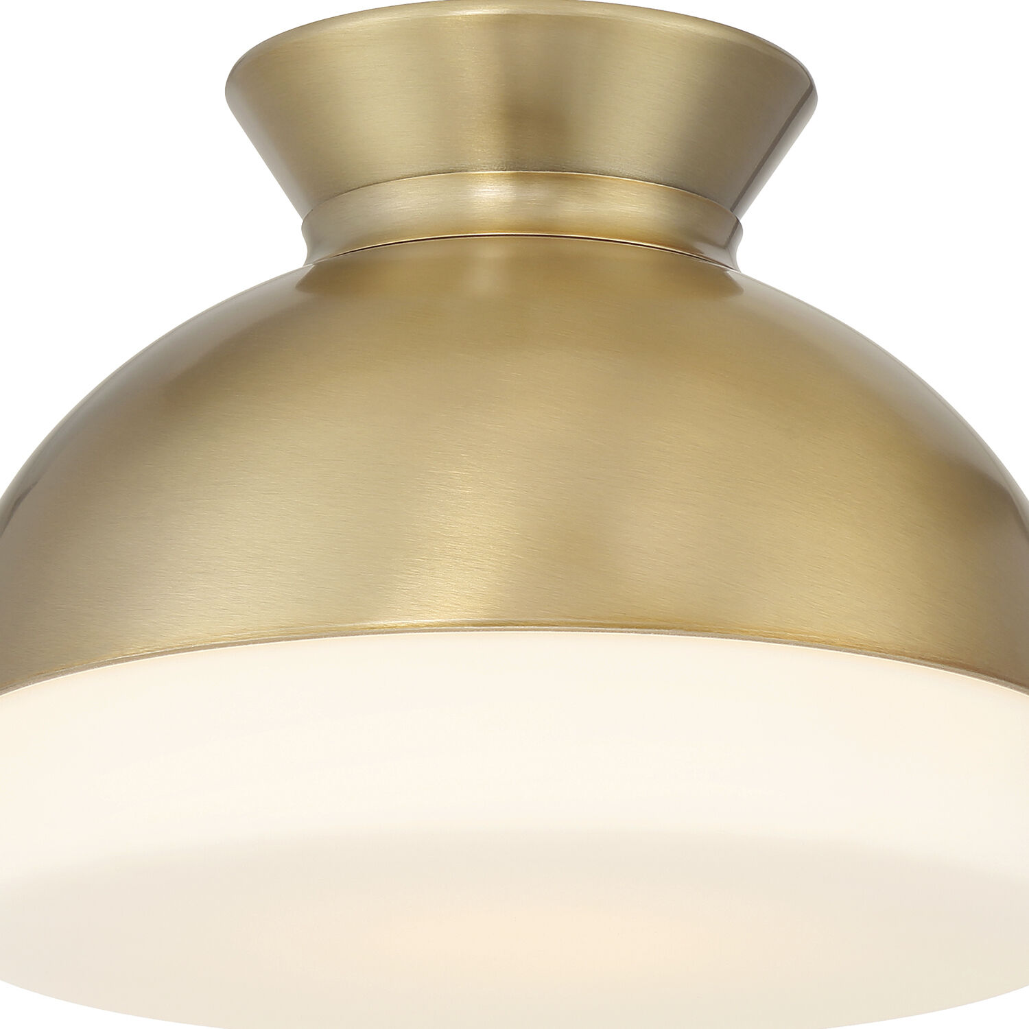 Gidget 1 Light 10.25 inch Vibrant Gold Flush Ceiling Light