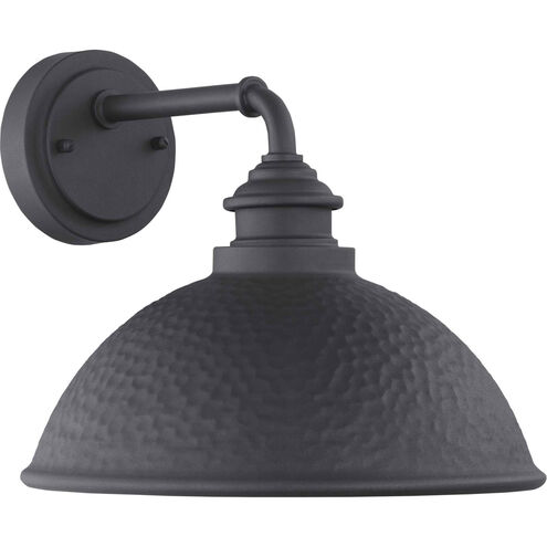 Englewood 1 Light 10 inch Textured Black Outdoor Wall Lantern, Medium