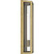 Berens 1 Light 20 inch Natural Brass Outdoor Wall Light