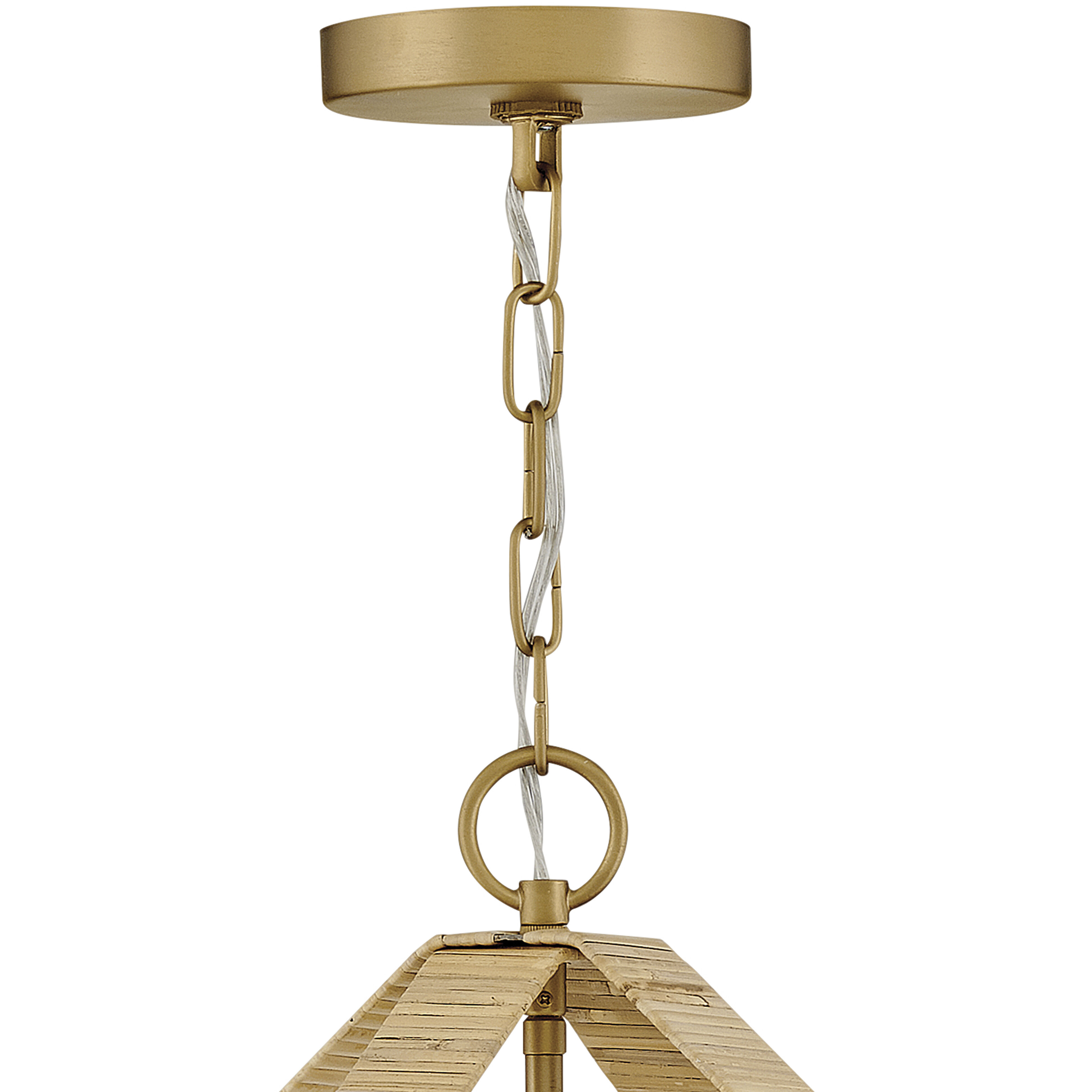 Sammi 4 Light 17 inch Lacquered Brass Pendant Ceiling Light