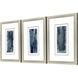 Inner Glimpse Blue and Green and Metallic and Turquoise Framed Art, The Studio