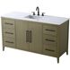 Millie 60 X 35 inch Chestnut Brown Bathroom Vanity Cabinet