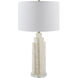 Falaise 27.5 inch 100 watt Polished and Burnished and Plated Accent Table Lamp Portable Light