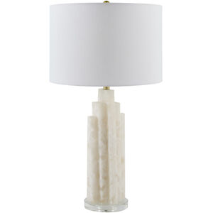 Falaise 27.5 inch 100 watt Polished and Burnished and Plated Accent Table Lamp Portable Light