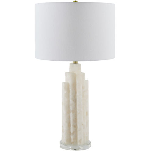 Falaise 27.5 inch 100 watt Polished and Burnished and Plated Accent Table Lamp Portable Light
