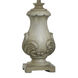 Signature 3 inch 100 watt Chrysta Cream Table Lamp Portable Light
