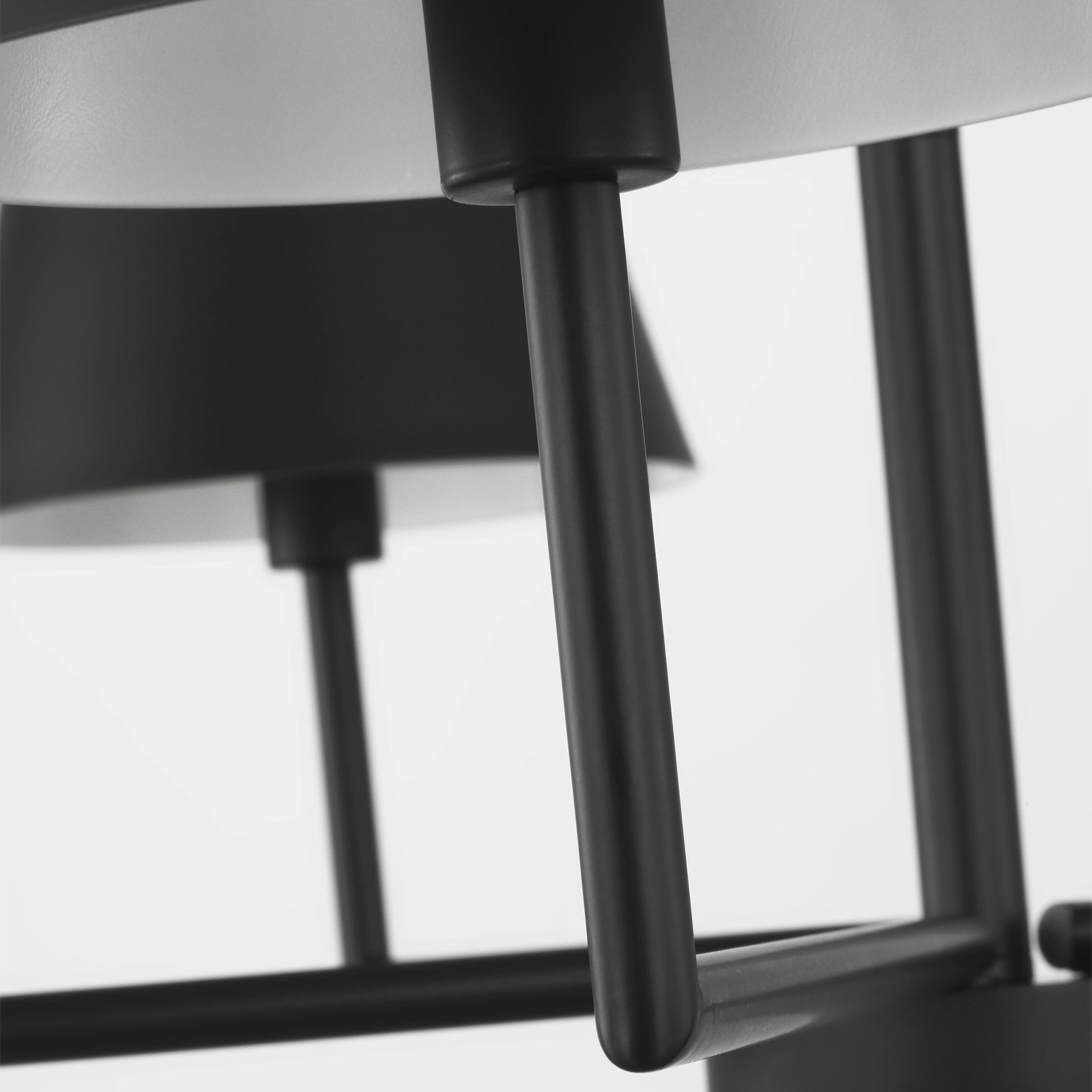 Drew & Jonathan Ender 5 Light 32.63 inch Midnight Black Chandelier Ceiling Light, Medium