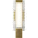 Alai LED 17.63 inch Vintage Brass Bath Vanity Light Wall Light