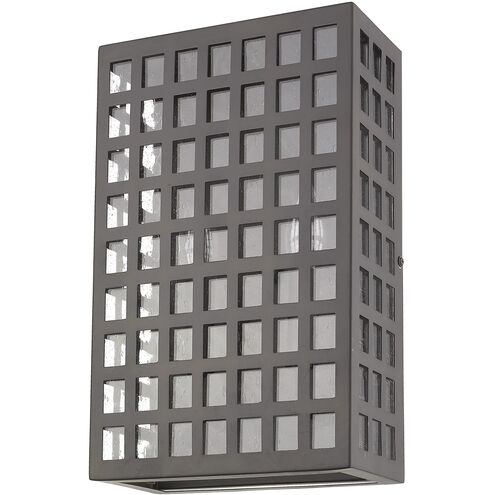 Letzel 2 Light 13 inch Oil-Rubbed Bronze Exterior Wall Mount in Oil Rubbed Bronze