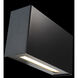 Blok Wall Sconce Wall Light in 3000K, Black, dweLED