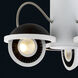 Vision 1 Light 120V White/Black Track Ceiling Light