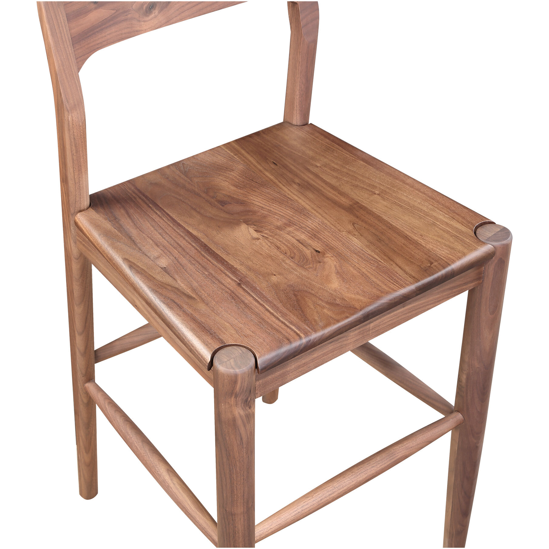 Owing 42 inch Walnut Bar Stool