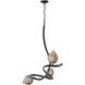 Floret 3 Light 45.3 inch Vintage Platinum Pendant Ceiling Light