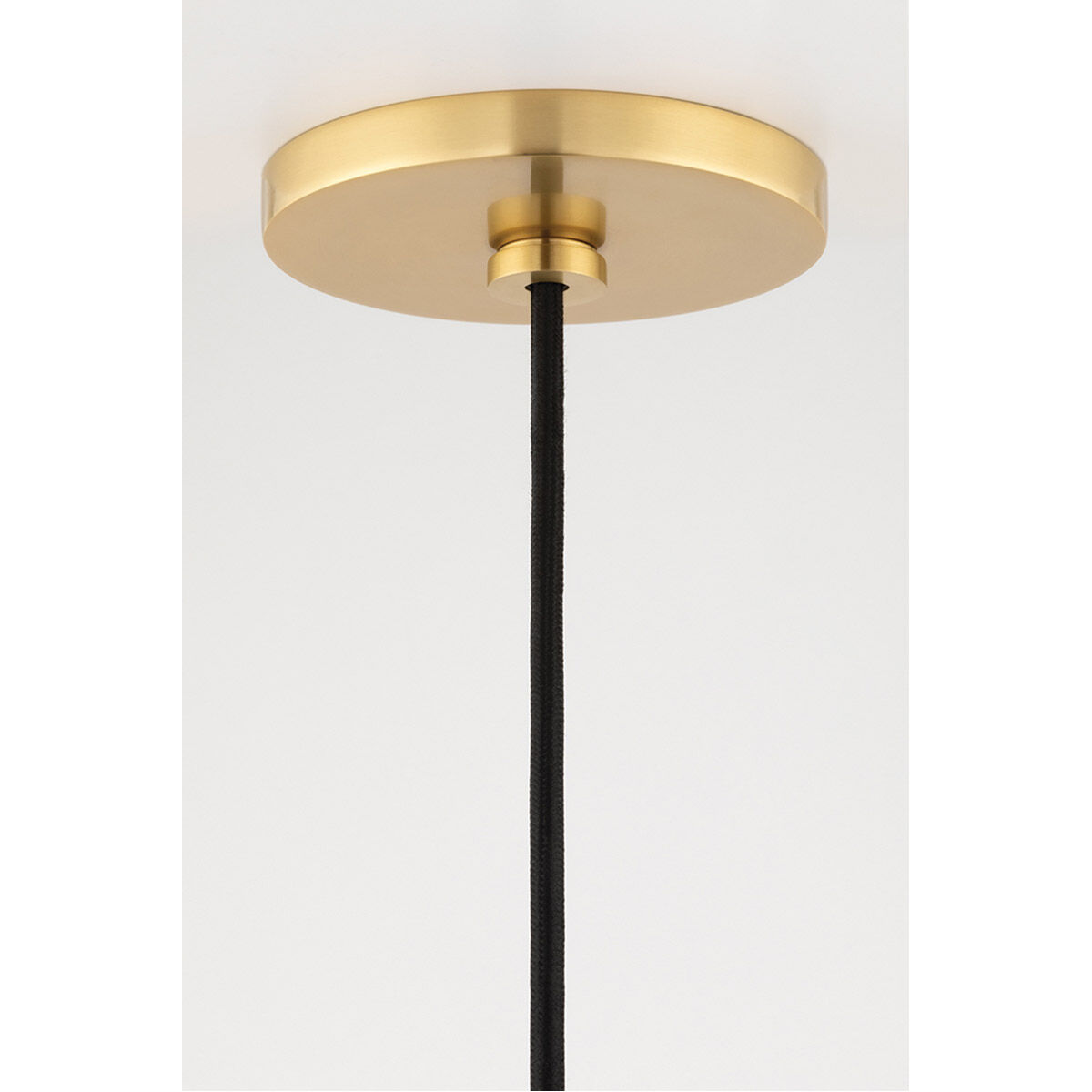 Sloan 1 Light 9.5 inch Aged Brass Pendant Ceiling Light