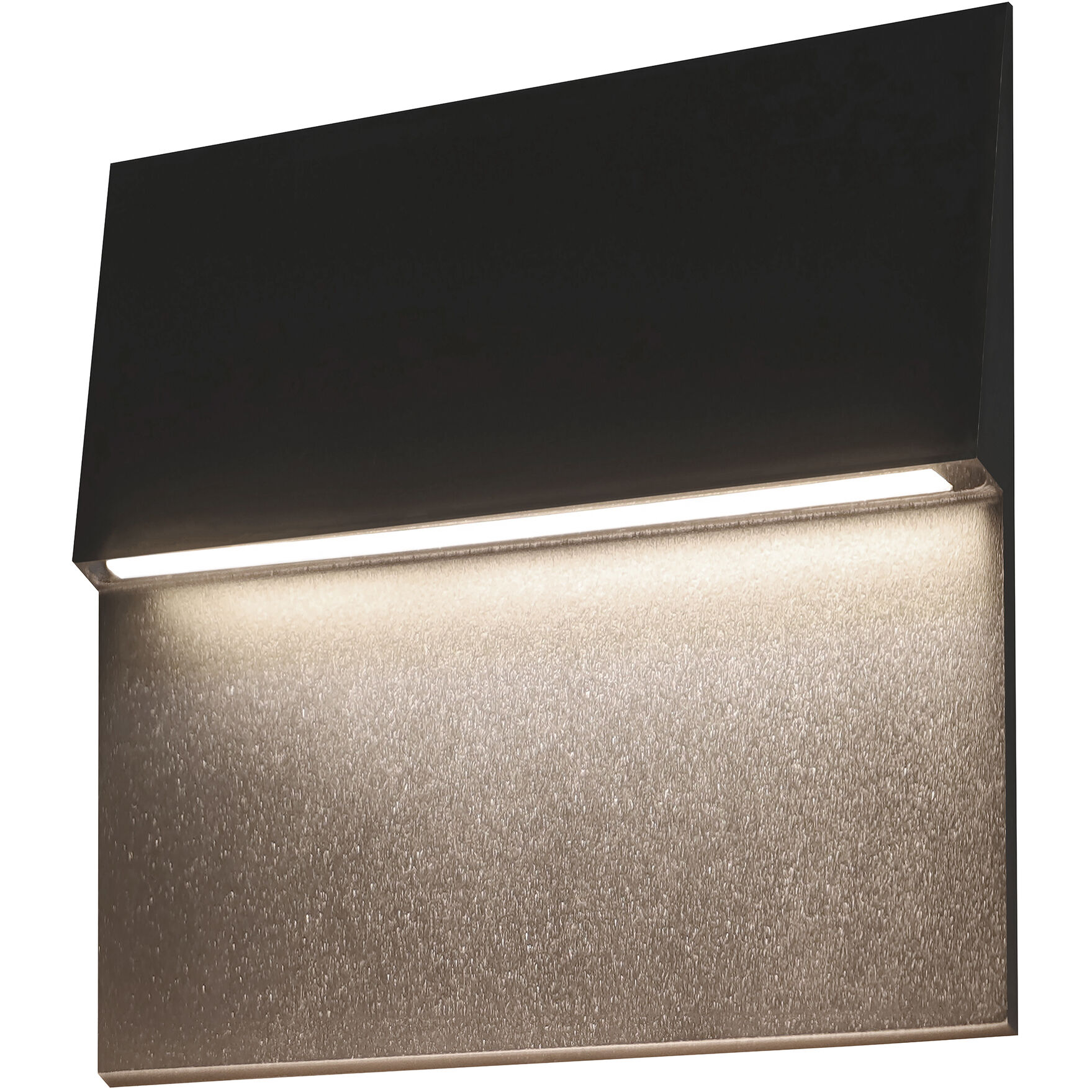Dawn LED 9 inch Matte Black Wall Sconce Wall Light