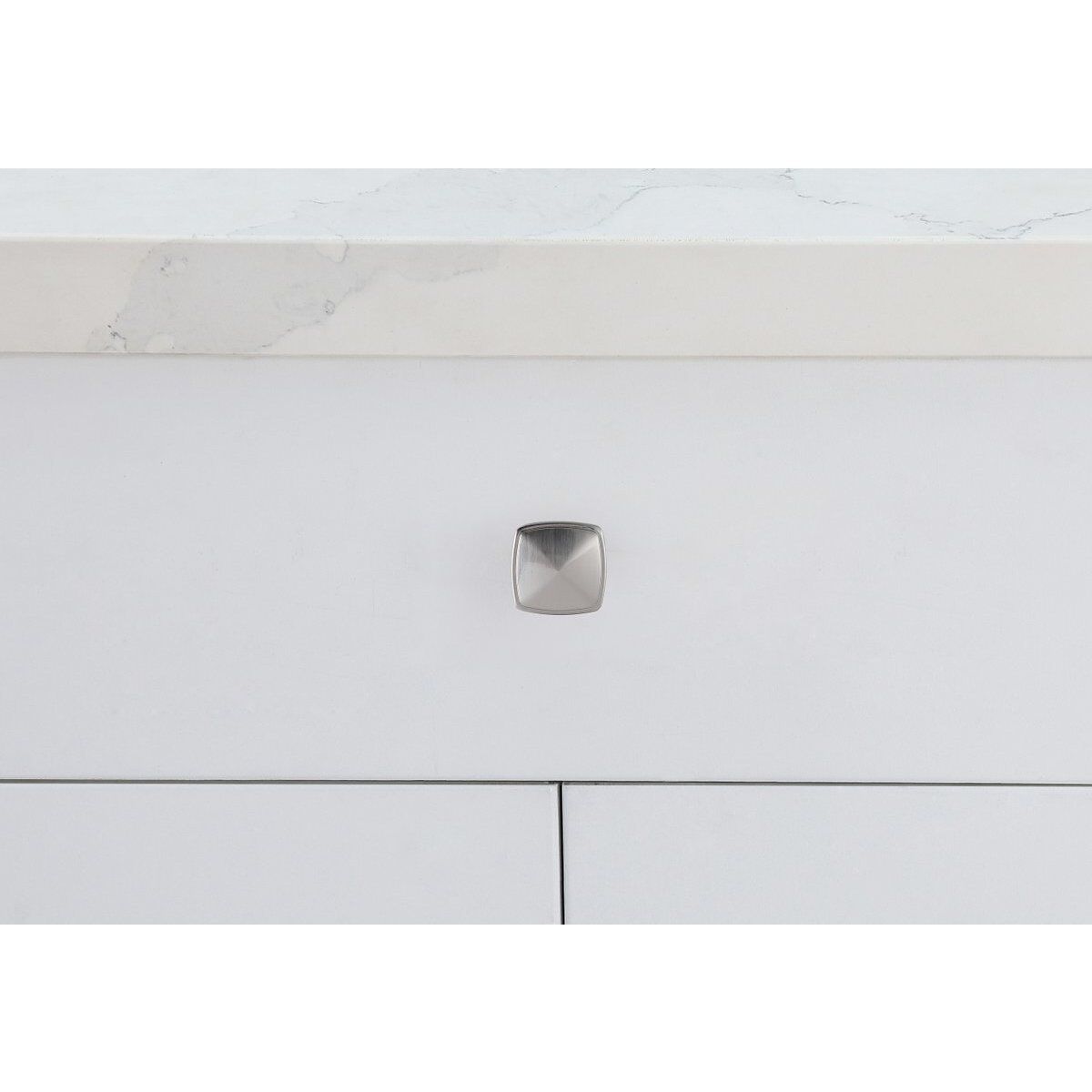 Marcel Brushed Nickel Hardware Cabinet Knob, Set of 10