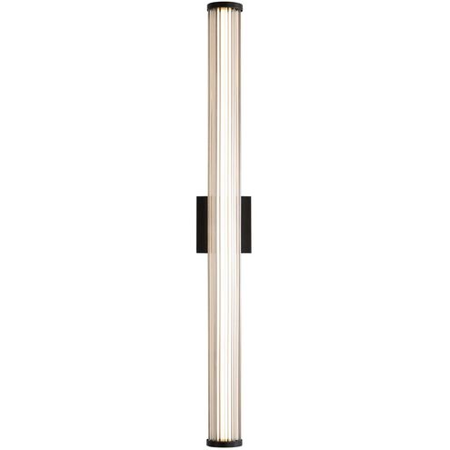 Rodara LED 36.25 inch Matte Black Outdoor Wall Sconce