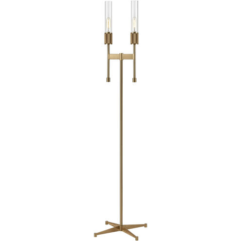 Beaconsfield 65 inch 40.00 watt Aged Brass Floor Lamp Portable Light