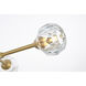 Zayne 4 Light 29 inch Gold Pendant Ceiling Light