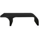 Maximus 68 X 34 inch Matte Black Coffee Table