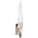 Beyond Kindjal LED 3.88 inch Polished Nickel ADA Wall Sconce Wall Light, Beyond