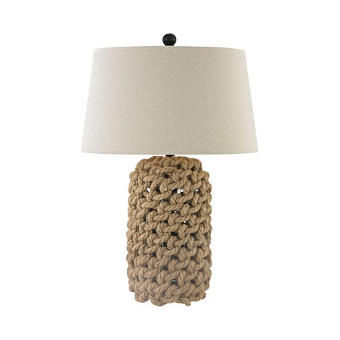 Crew 29.5 inch 150 watt Natural Table Lamp Portable Light