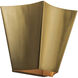 Alora Mood Shelton 2 Light 9.75 inch Brushed Gold Wall/Vanity Light Wall Light
