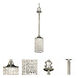 Princessa 1 Light 4 inch Polished Silver Pendant Ceiling Light