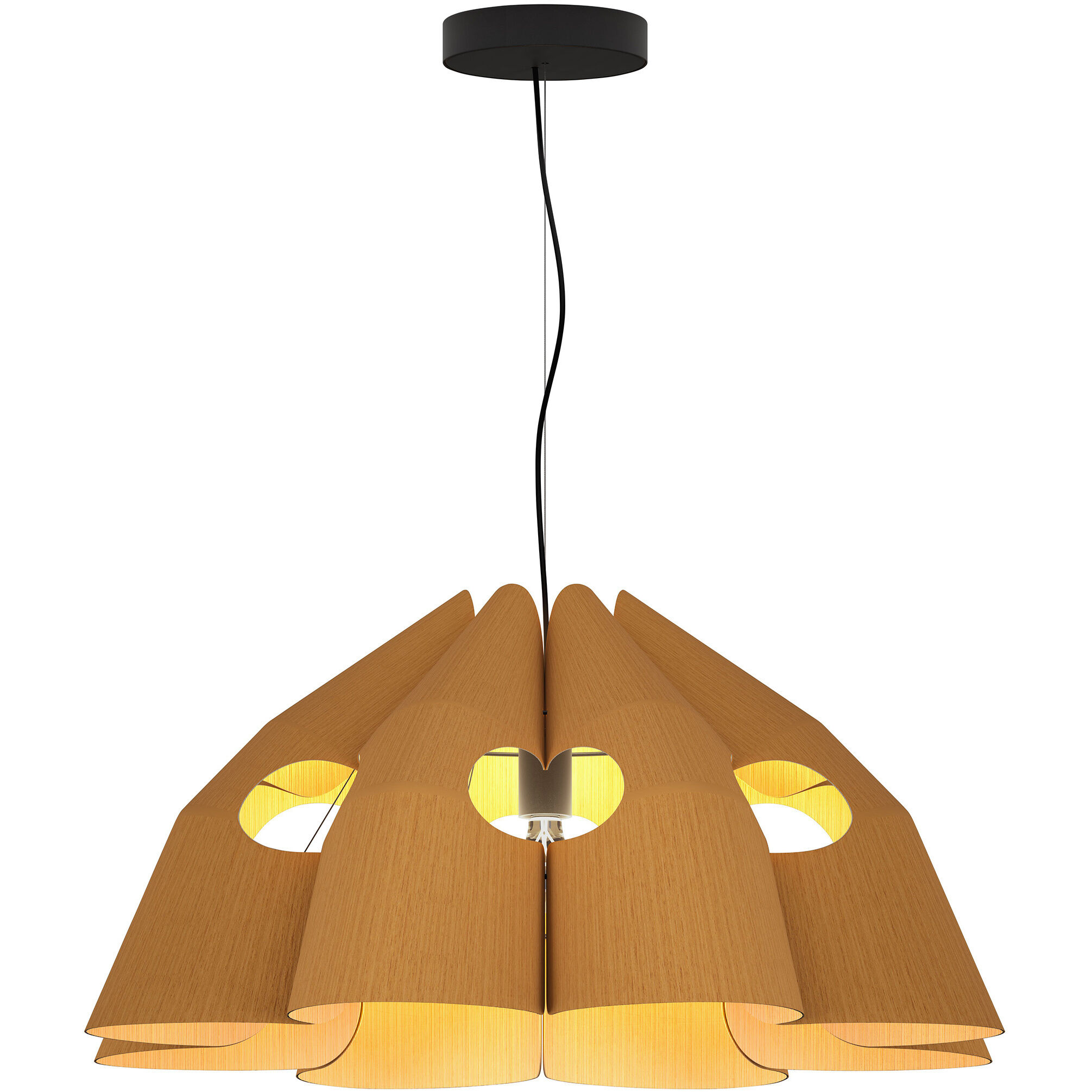 Victoria 29.5 inch Petribi Pendant Ceiling Light in Petribi/Ash