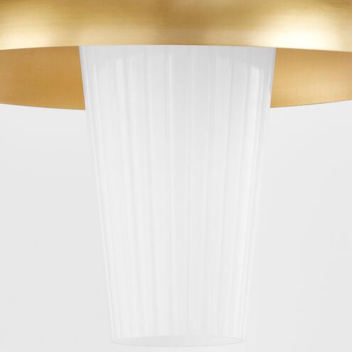 Mallory 1 Light 20 inch Aged Brass Pendant Ceiling Light