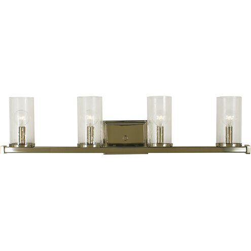 Compass 4 Light 30 inch Brushed Bronze Sconce Wall Light