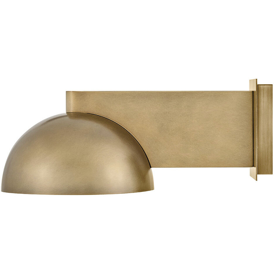 Vargas 14 inch 5.00 watt Heritage Brass with Gold Leaf Task Sconce Wall Light