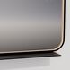 Avior 36 X 36 inch Black LED Lighted Mirror, Vanita by Oxygen