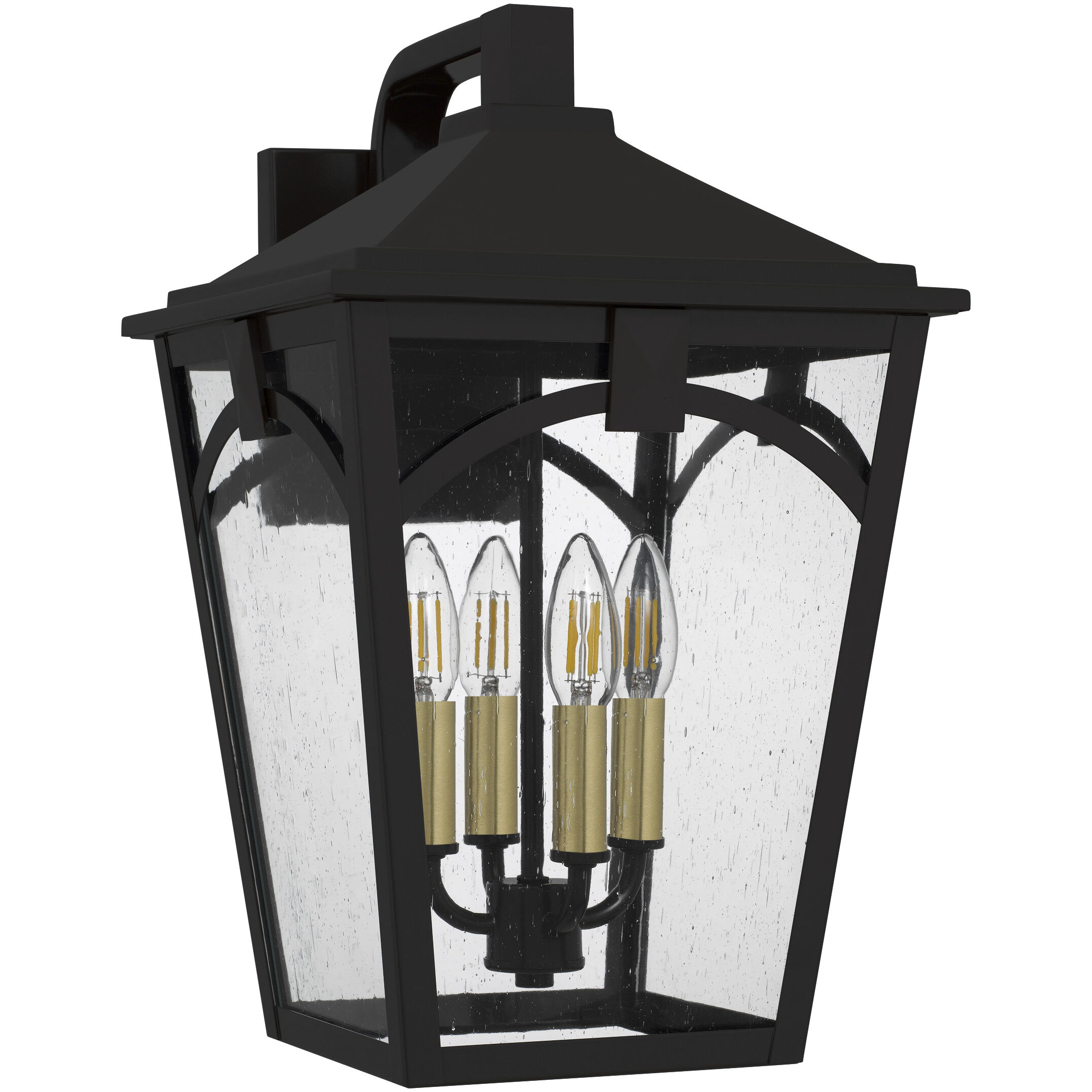 Jaxon 4 Light 17.25 inch Western Bronze Outdoor Wall Lantern