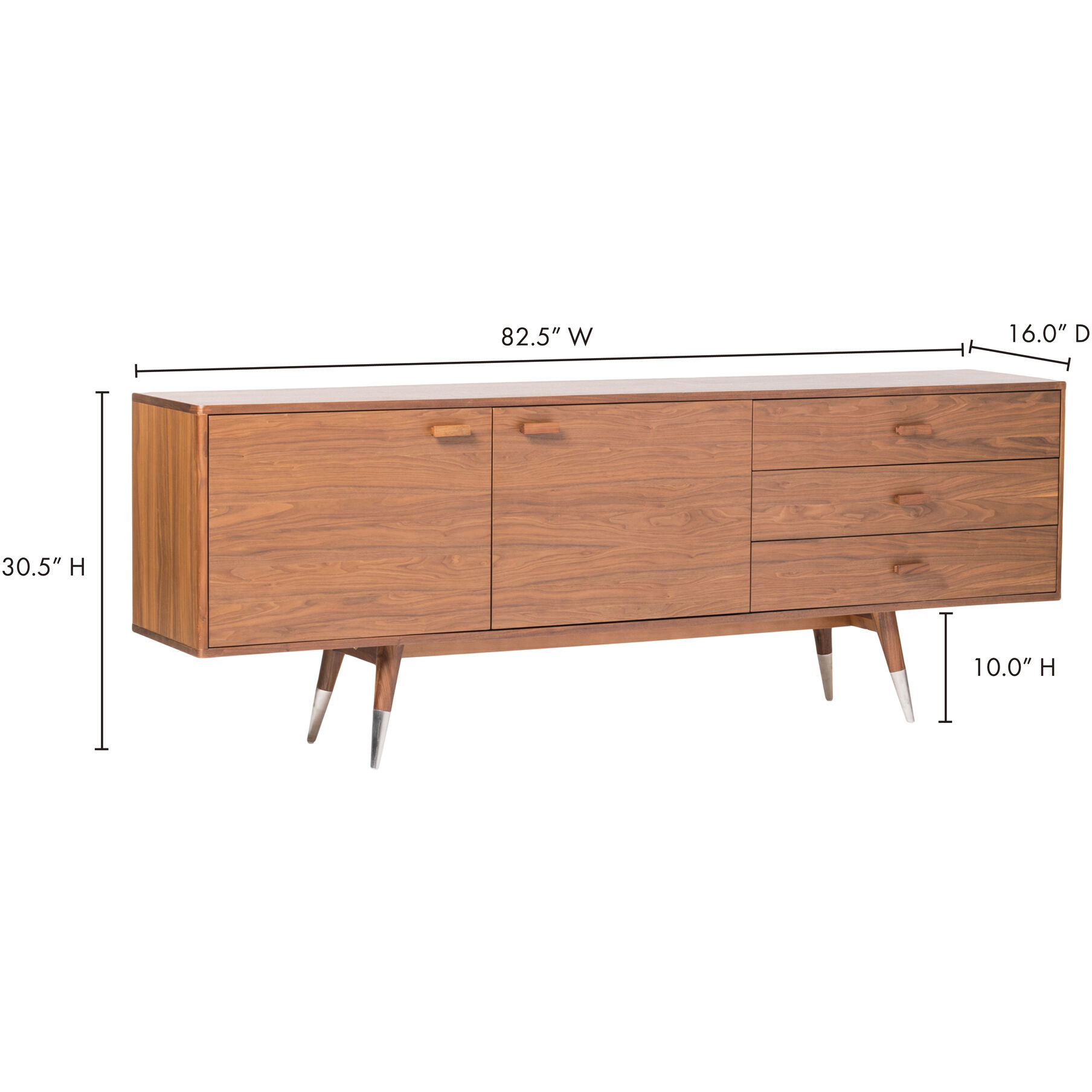 Sienna 83 X 16 inch Brown Sideboard, Large