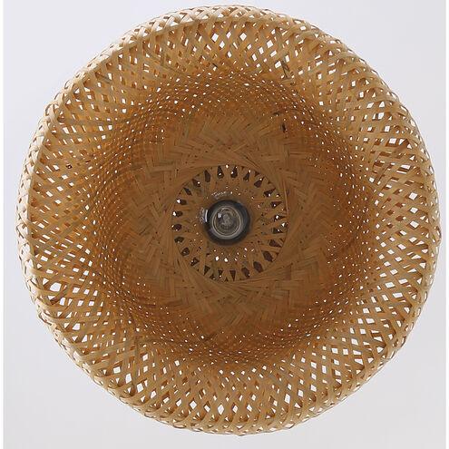 Hanoi 1 Light 18 inch Black Pendant Ceiling Light