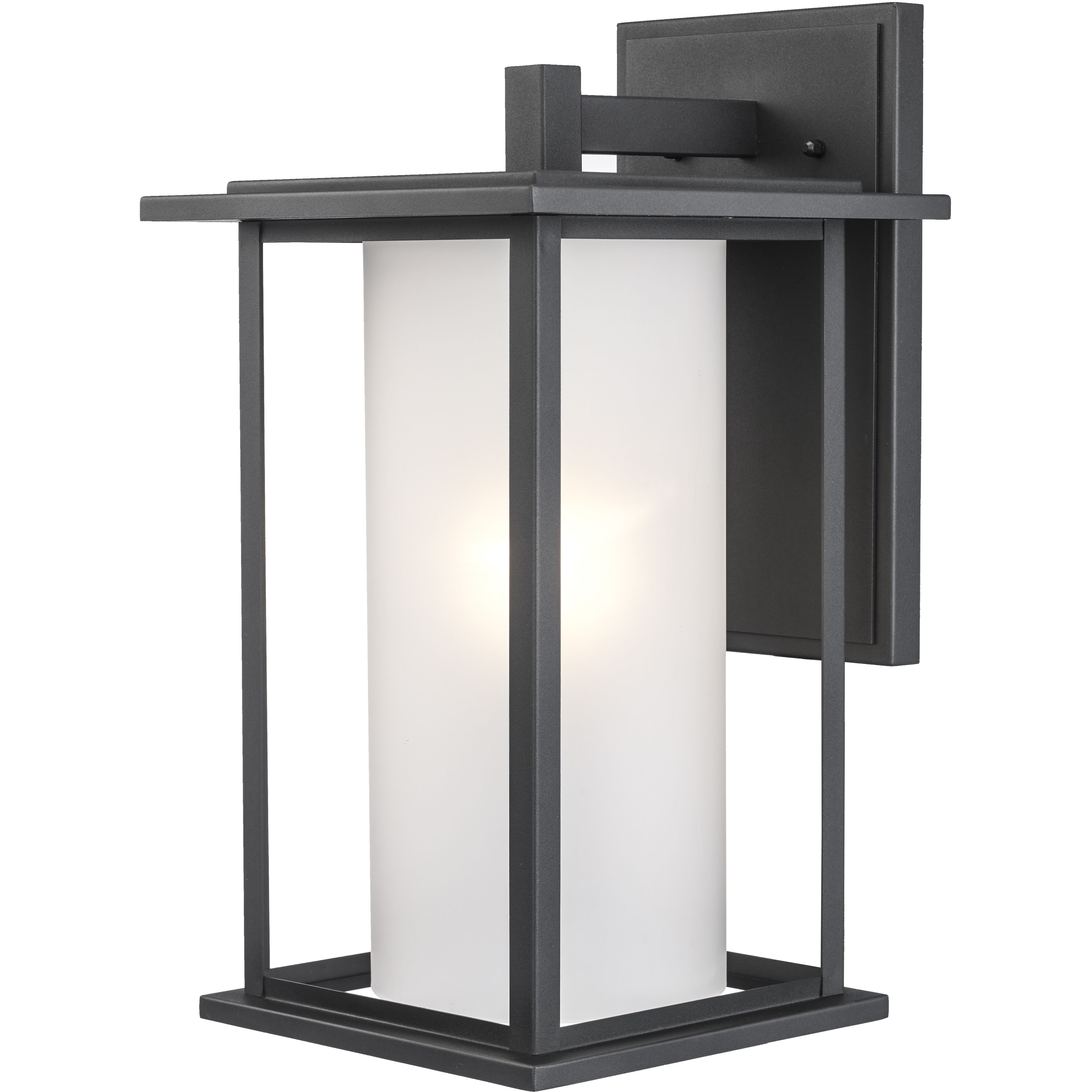 Shaakar 1 Light 18 inch Black Outdoor Wall Lantern