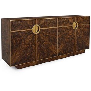 Hestra 84.5 X 20 inch Credenza, 4 Door