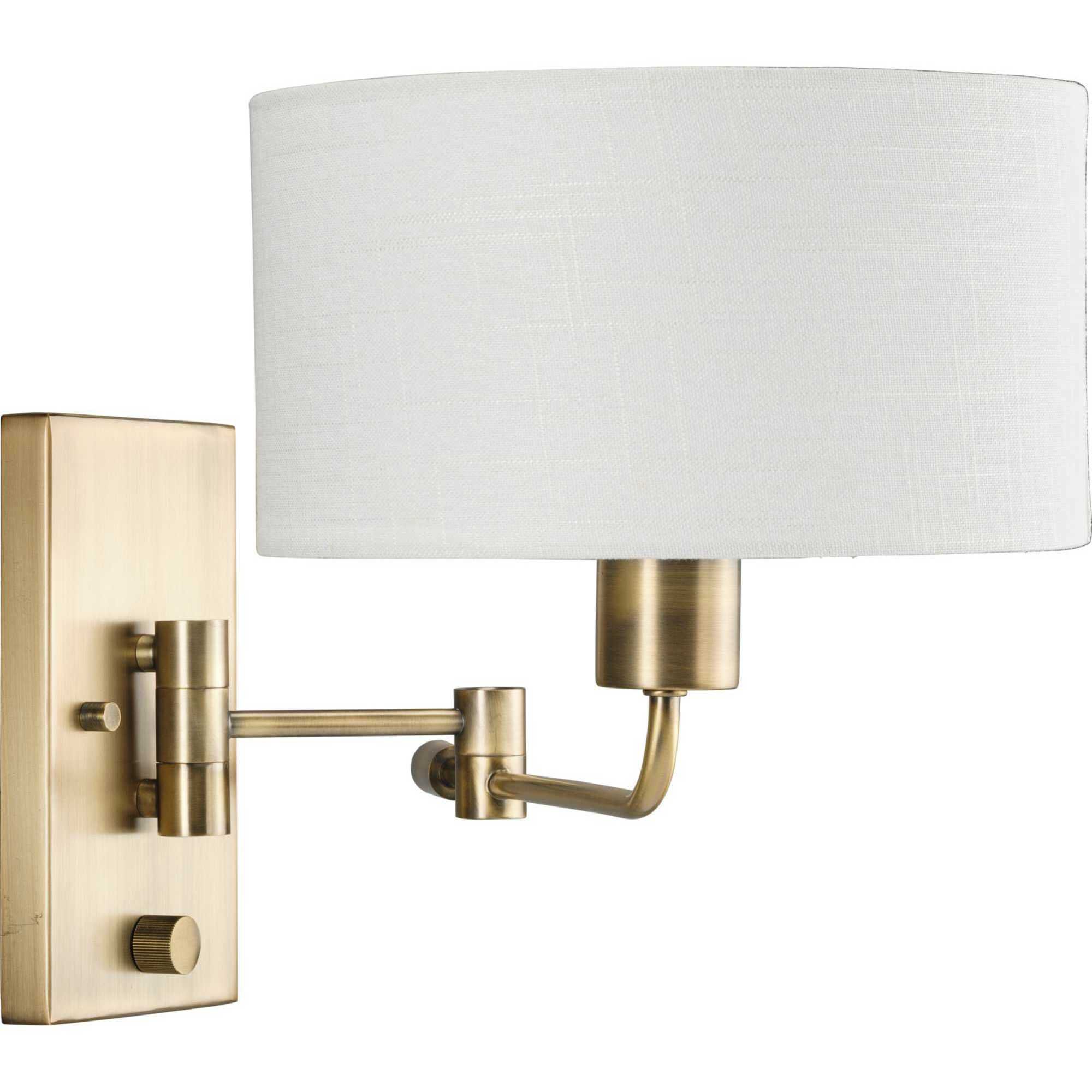 Carrick 1 Light 11 inch Vintage Brass Wall Light