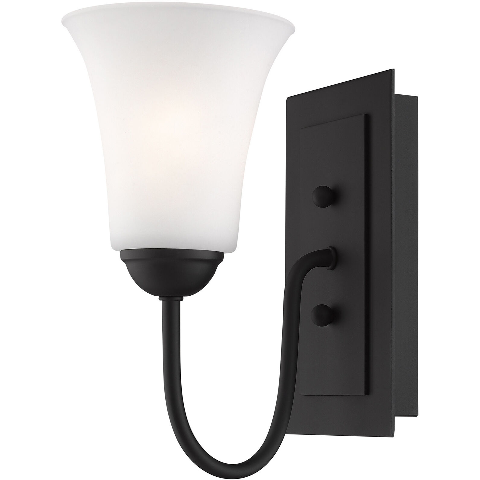 Ridgedale 1 Light 6 inch Black Wall Sconce Wall Light