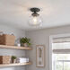Avery 1 Light 10 inch Olde Bronze Semi Flush Light Ceiling Light