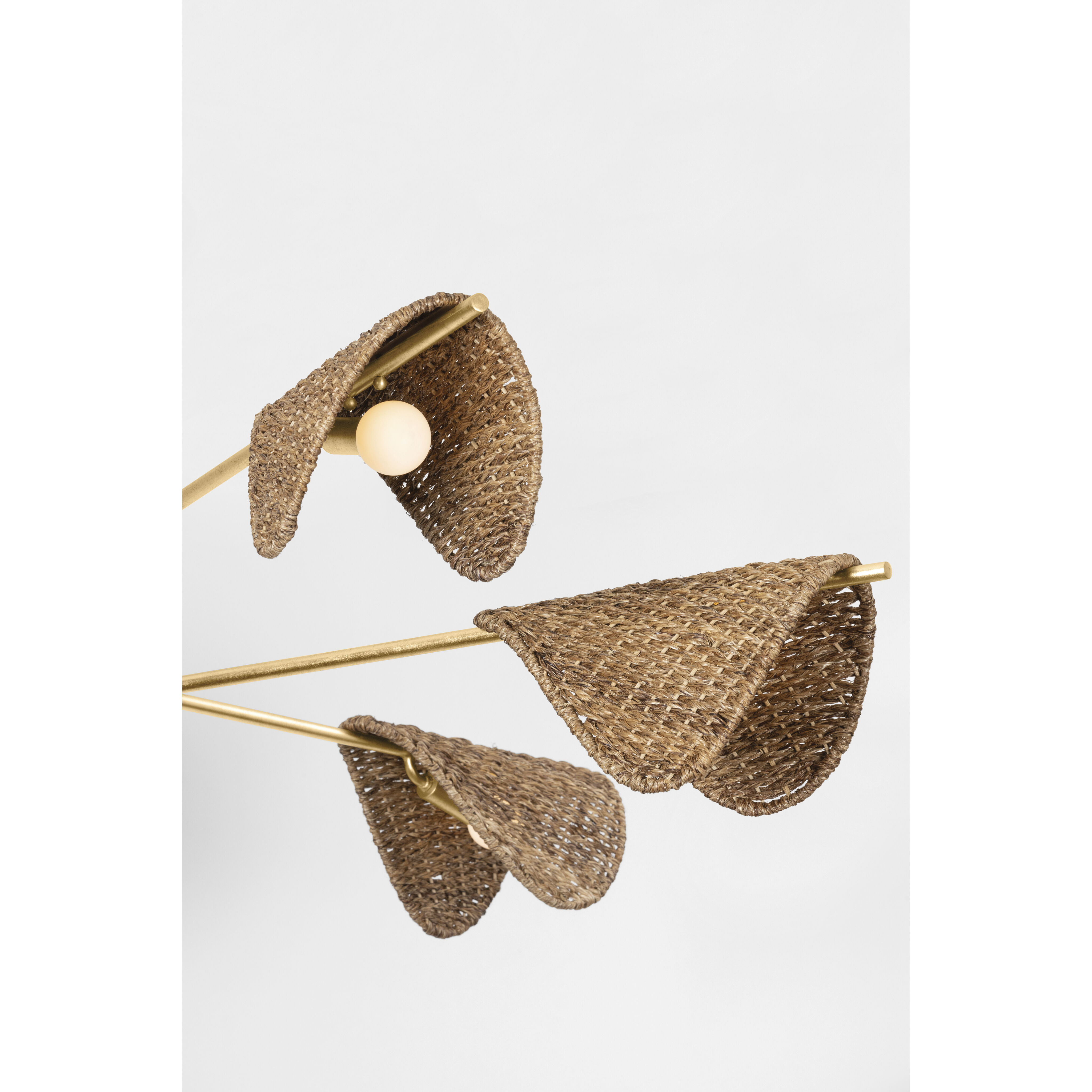 Barnaby 6 Light 60 inch Vintage Gold Leaf Chandelier Ceiling Light