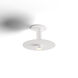 Combi LED 9 inch Matte White Pendant Ceiling Light in Matte White With Paintable, Suspension / Flush Mount 2-in-1