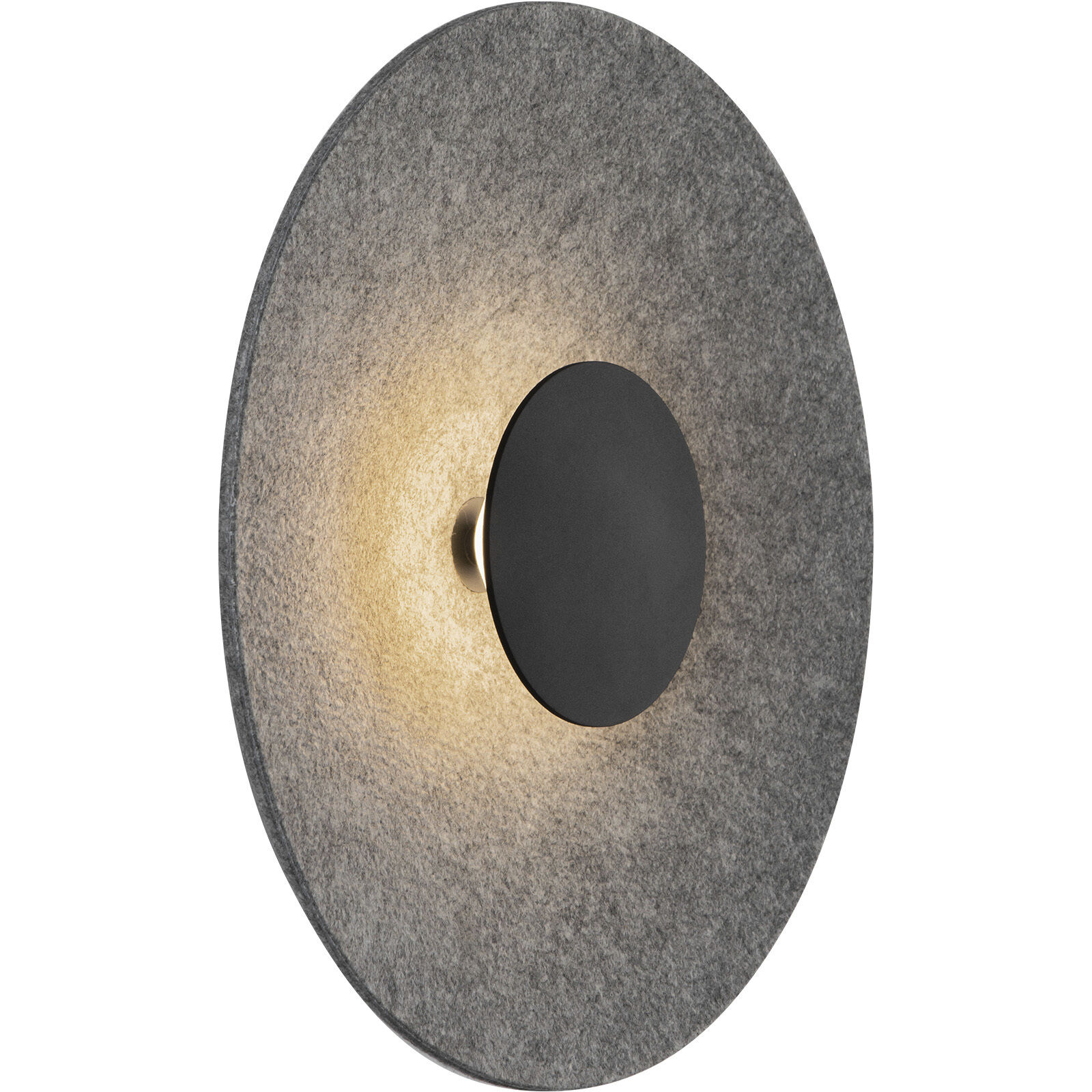 Cruz Wall Sconce Wall Light in Felt - Gray, Felt Shade